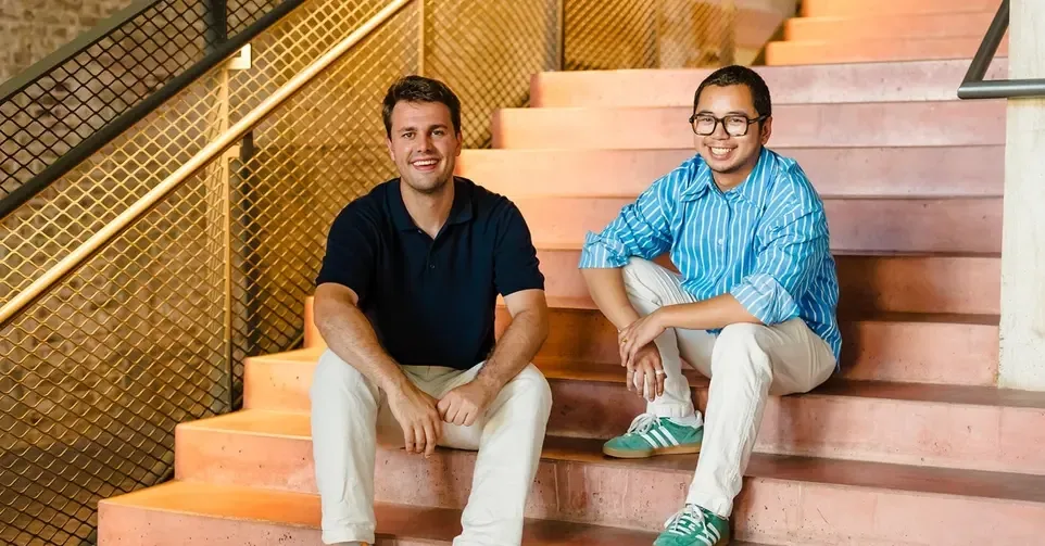 Ask Maeve founders Viktor Vanmarcke and Richard Cosemans